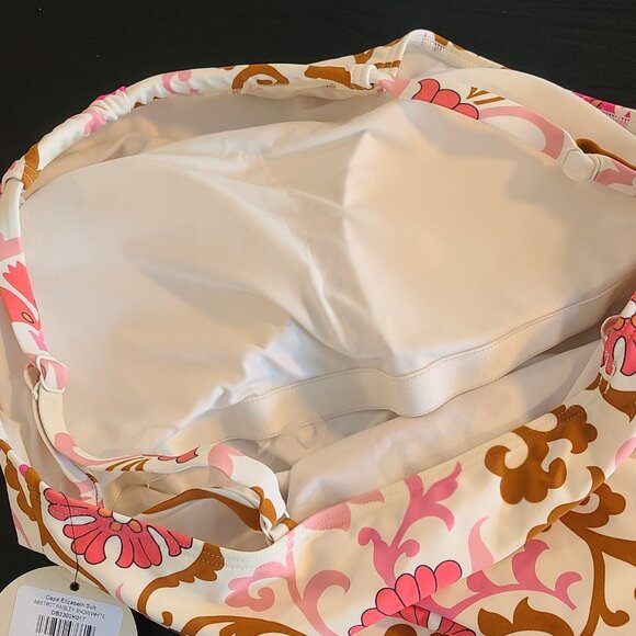 Downeast Cape Elizabeth Paisley One Piece Swimsuit L Modest NEW Soft Cup - Picture 4 of 7